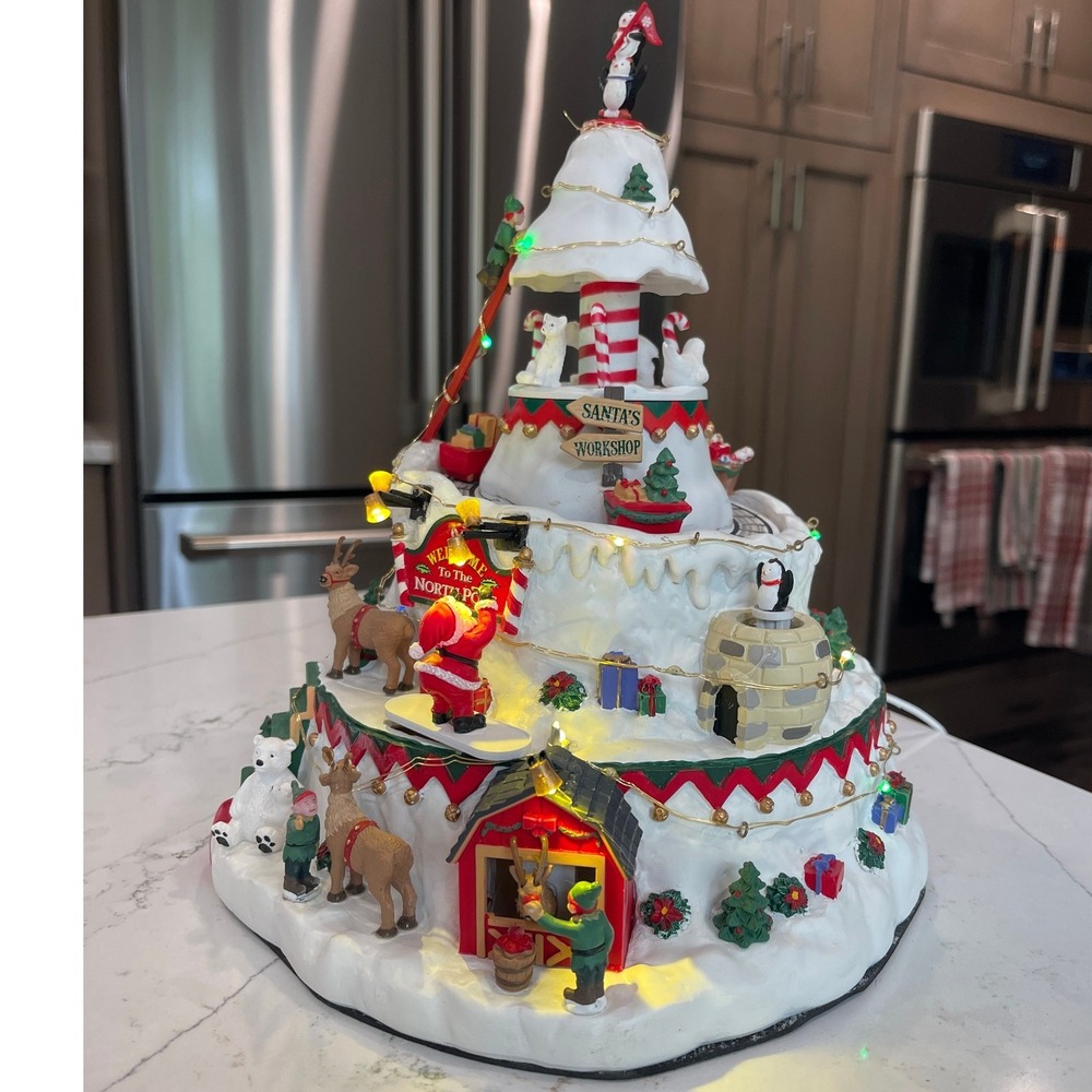 Lemax NORTH POLE TOWER Animated Sights and Sounds